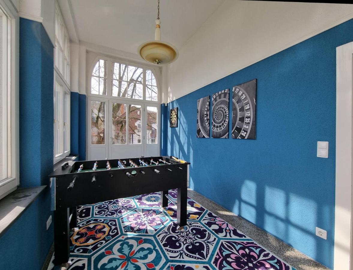 Charysma - Jugendstil Trifft Moderne, Schlafzimmer Mit Smart-Tv, Tischfussball, Darts, Parkplatz Hamelin Exteriér fotografie